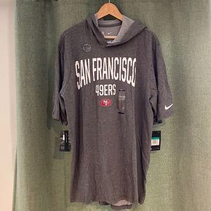 San Francisco 49ers Dri-Fit, Loose Fit Nike Tee With Hood